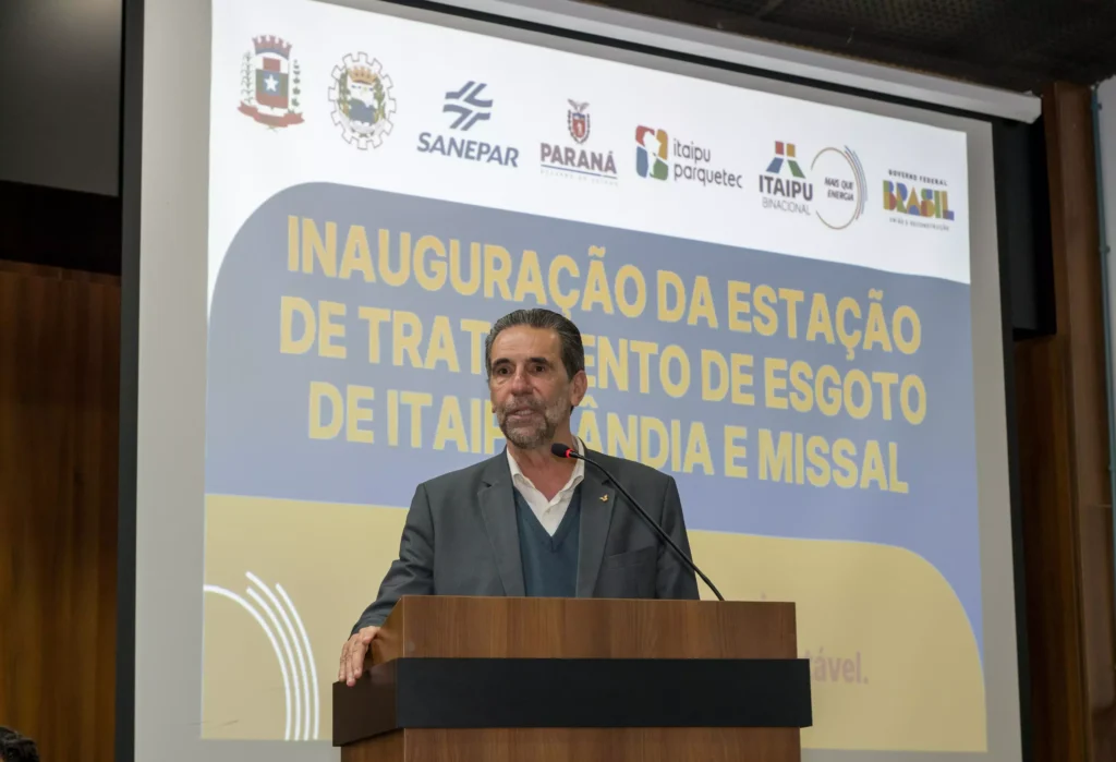 Itaipu e Sanepar inauguram Estação de Tratamento de Esgoto em Itaipulândia