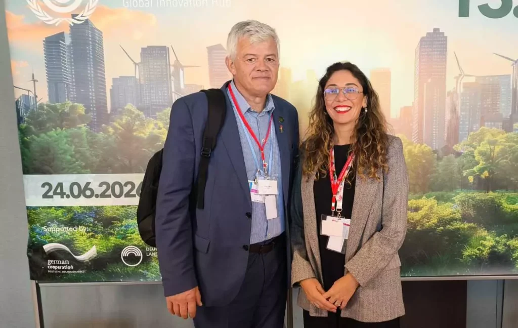 Diretor de Coordenação da Itaipu, Carlos Carboni, e a chefe do Escritório de Brasília, Lígia Soares Crédito das fotos: Romeu de Bruns/Itaipu.