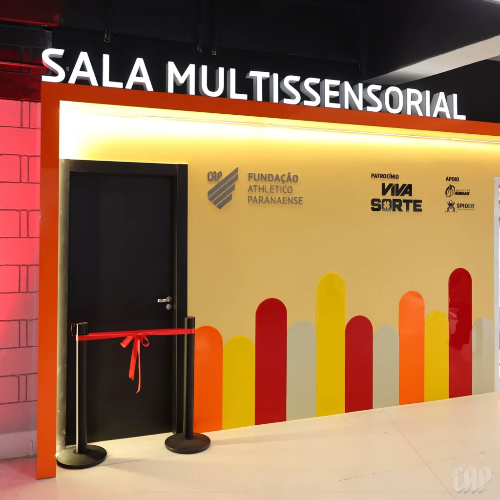 Sala multissensorial da Arena da Baixada