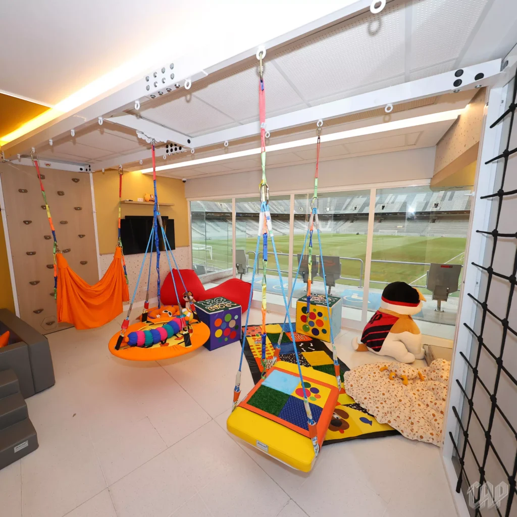 Sala multissensorial da Arena da Baixada