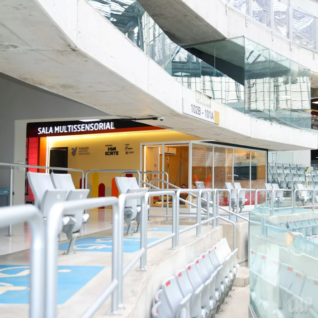 Sala multissensorial da Arena da Baixada