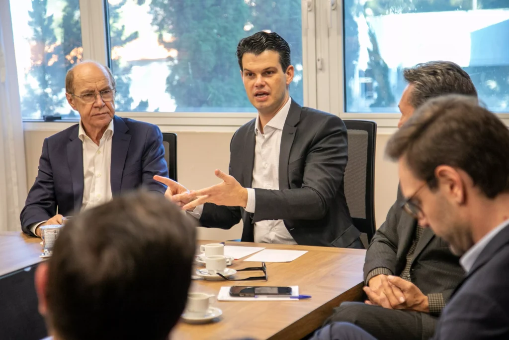 Daniel Slaviero, presidente da Copel e Alfredo Lang, presidente da C-Vale