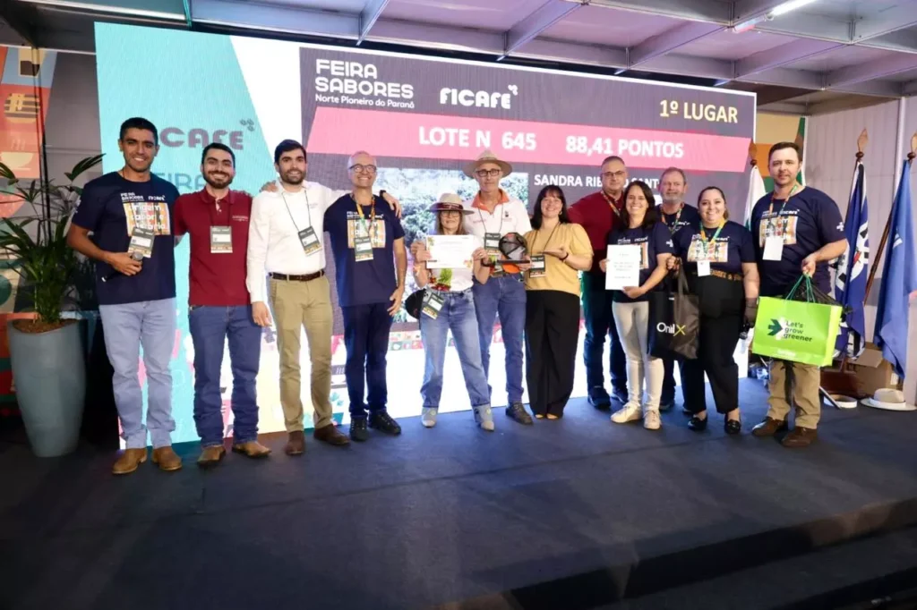 Thomé Lopes Produtora de Congonhinhas, Sandra Ribeiro, venceu na categoria Café Cereja Natural