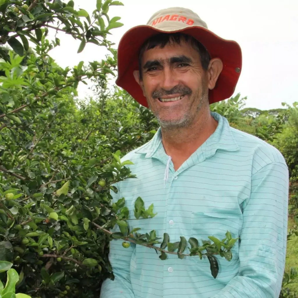 Foto: Arquivo pessoal. O produtor rural presidente da Cooperativa Frutipérola, Edson Pinguello.