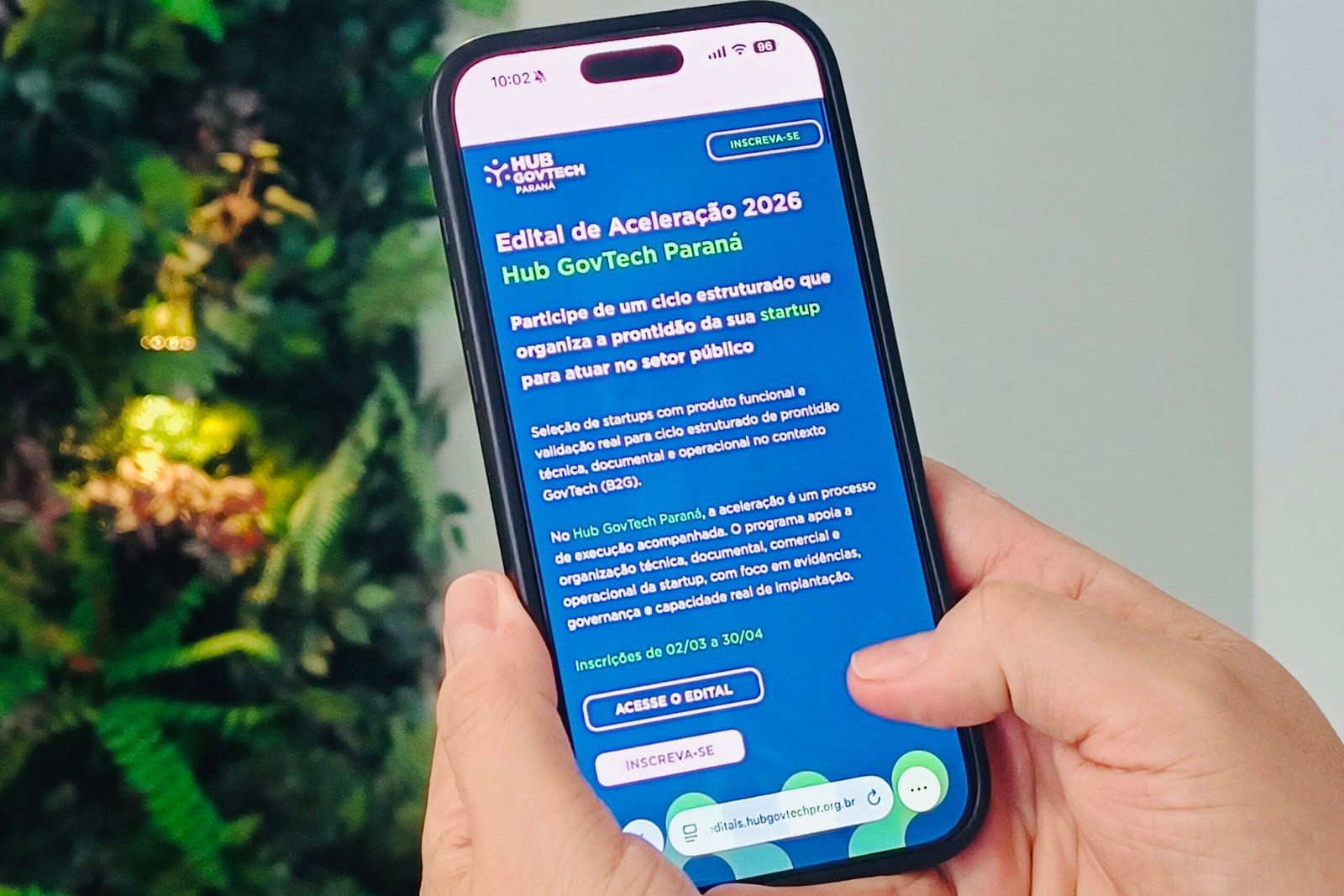 inscricao-para-edital-de-aceleracao-de-startups-do-hub-govtech-parana-vai-ate-quinta