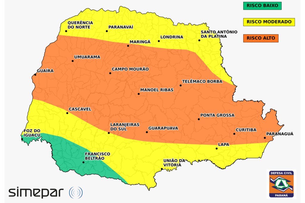 defesa-civil-alerta-para-risco-de-tempestades-e-granizo-nesta-quarta-feira-no-parana