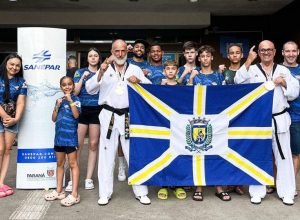 com-apoio-da-sanepar,-atletas-sobem-ao-podio-em-competicao-nacional-de-taekwondo
