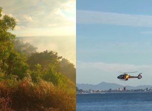 com-helibalde,-bombeiros-mantem-forca-tarefa-para-combater-incendio-no-morro-do-boi