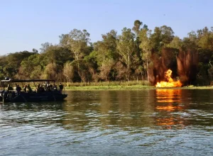 tráfico na fronteira com o Paraguai