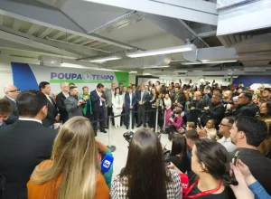 Inauguração do primeiro Poupatempo Paraná. (Imagem: Marcel Rodrigues)